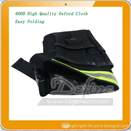 Tool Belt Waist Utility Pockets Apron with Adjustable Reflective Strap